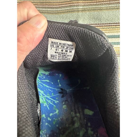 Adidas Superstar Pride BB1687 Paint Splatter Size US Mens 7 LGBTQ RARE - Picture 9 of 11